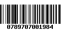 Código de Barras 0789707001984