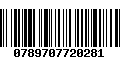 Código de Barras 0789707720281