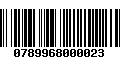 Código de Barras 0789968000023