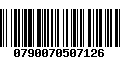 Código de Barras 0790070507126