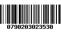 Código de Barras 0790203023530