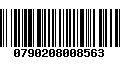 Código de Barras 0790208008563