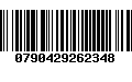 Código de Barras 0790429262348