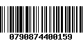 Código de Barras 0790874400159