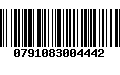 Código de Barras 0791083004442