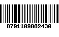 Código de Barras 0791109082430