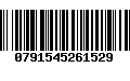 Código de Barras 0791545261529