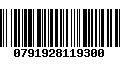 Código de Barras 0791928119300