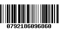 Código de Barras 0792186096860