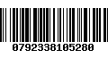 Código de Barras 0792338105280