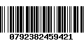 Código de Barras 0792382459421