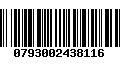 Código de Barras 0793002438116