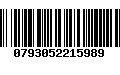 Código de Barras 0793052215989