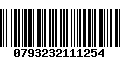 Código de Barras 0793232111254