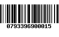 Código de Barras 0793396900015