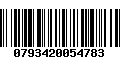 Código de Barras 0793420054783
