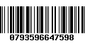 Código de Barras 0793596647598