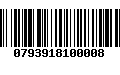 Código de Barras 0793918100008