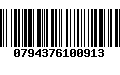 Código de Barras 0794376100913