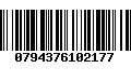 Código de Barras 0794376102177