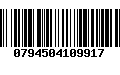 Código de Barras 0794504109917