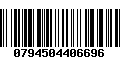 Código de Barras 0794504406696