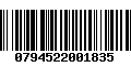 Código de Barras 0794522001835