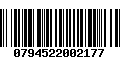 Código de Barras 0794522002177