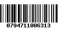 Código de Barras 0794711006313