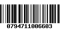 Código de Barras 0794711006603