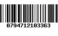 Código de Barras 0794712103363