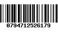 Código de Barras 0794712526179