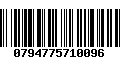 Código de Barras 0794775710096