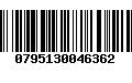 Código de Barras 0795130046362