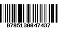 Código de Barras 0795130047437
