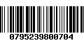 Código de Barras 0795239800704