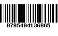 Código de Barras 0795404136065