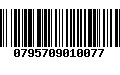 Código de Barras 0795709010077