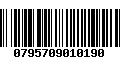 Código de Barras 0795709010190