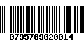 Código de Barras 0795709020014