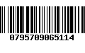 Código de Barras 0795709065114