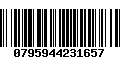 Código de Barras 0795944231657