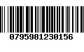 Código de Barras 0795981230156