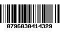 Código de Barras 0796030414329