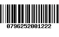 Código de Barras 0796252001222