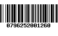 Código de Barras 0796252001260