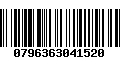 Código de Barras 0796363041520