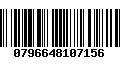 Código de Barras 0796648107156