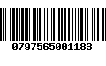 Código de Barras 0797565001183