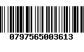 Código de Barras 0797565003613
